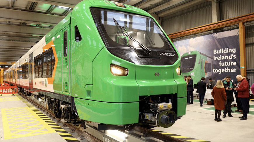 First train from Alstom’s new X’trapolis fleet for Dublin unveiled